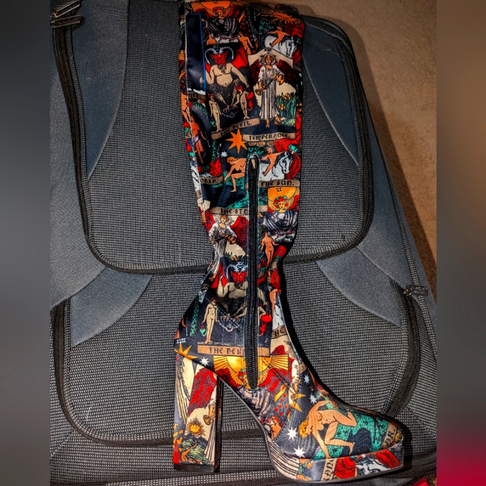 Horoscope dolls kill thigh-high boot